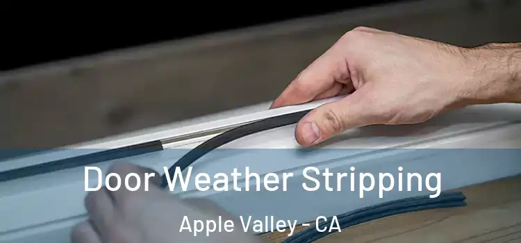  Door Weather Stripping Apple Valley - CA