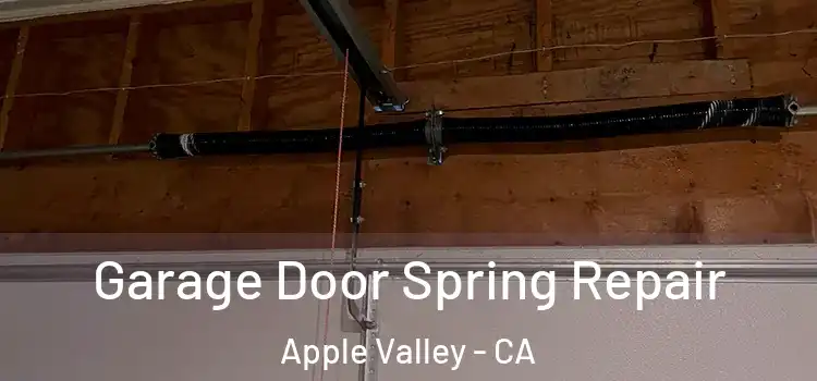  Garage Door Spring Repair Apple Valley - CA